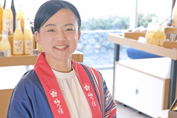 梅乃宿酒造のトップメッセージ